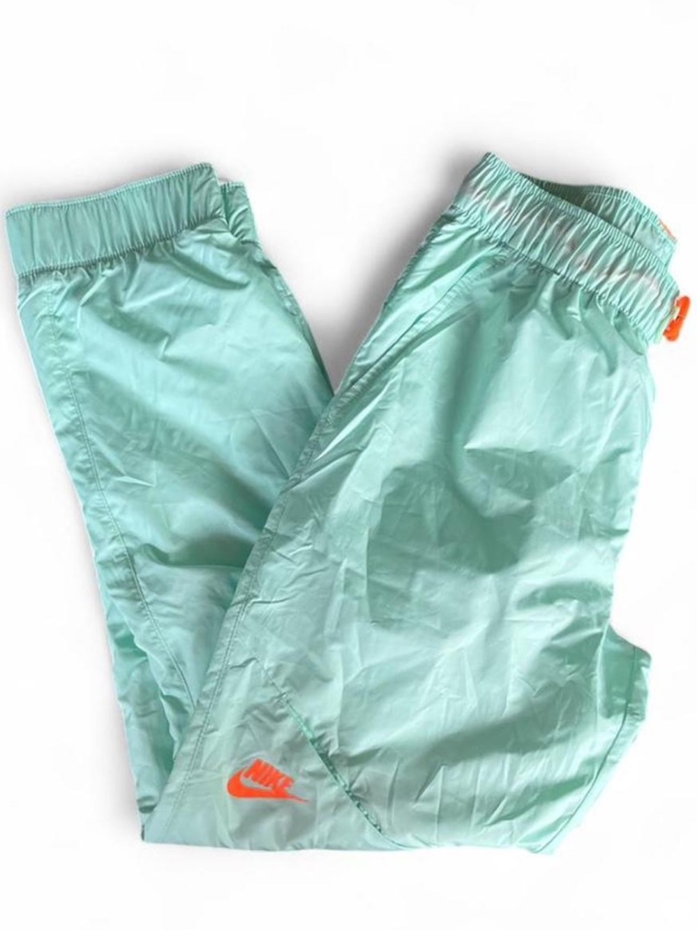 NEW Girls Shell NIKE FLYEASE TRACKSUIT BOTTOMS Size L Mint Green